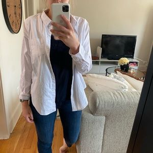 Abercrombie & Fitch Button Up White Shirt - L